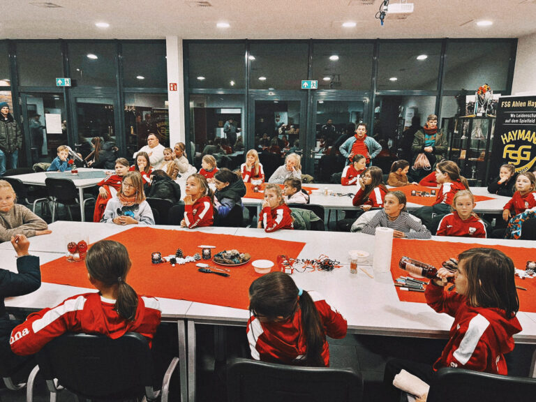 Weihnachtsstimmung bei Rot Weiss Ahlen